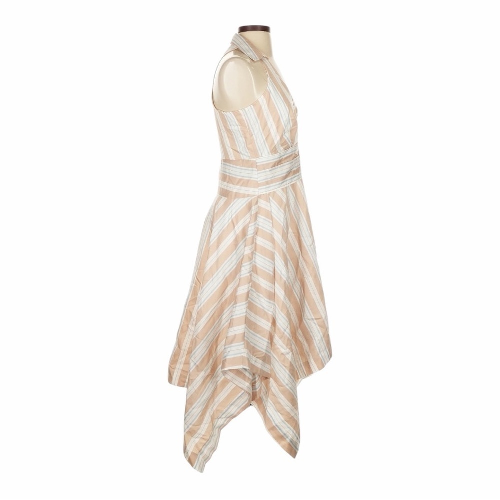NWT! Maeve by Anthropologie Striped Handkerchief Wrap Shirt Midi Dress. Size 2. - Picture 8 of 14